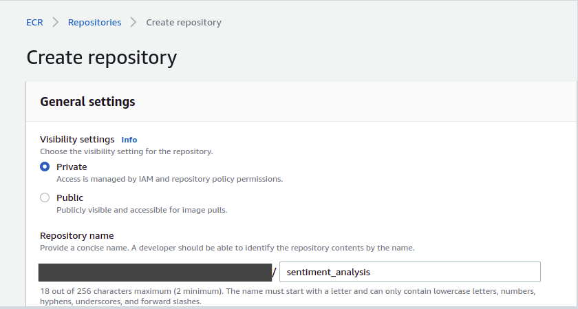 create repository